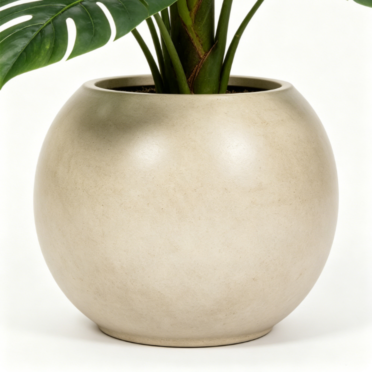 Amiran Jon Wireless Der Rose 28" Large Artificial Monstera Plant, Faux Potted Indoor Tree for Living Room, House, Floor, Front Porch & Outdoor Decor